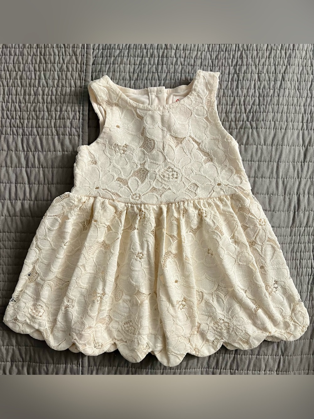Cat & Jack Ivory Lace Dress 18m